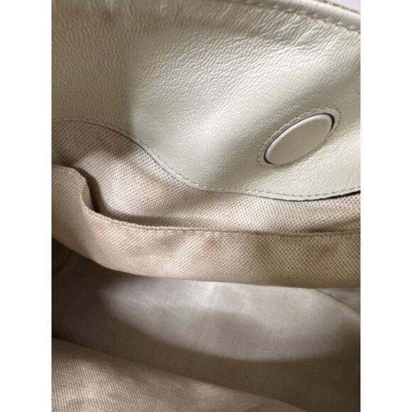 Gucci Beige Monogram Canvas & Leather Horsebit Shoulder Tote Bag - Picture 12 of 13